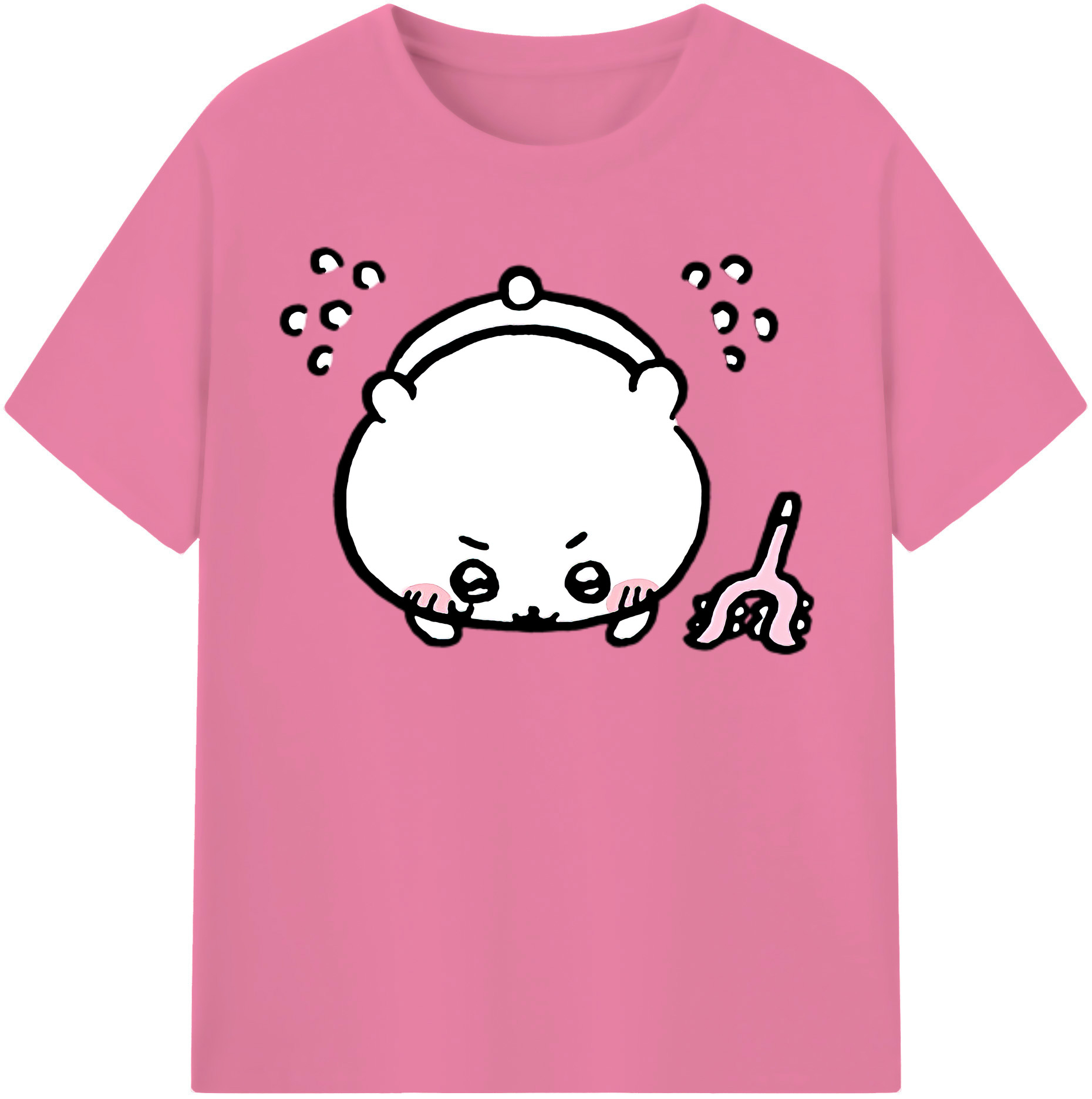 （画像用） ちいかわ ちいかわ Chii-kawa chiikawa 綿100％半袖Tシャツ（フロントプリント）
